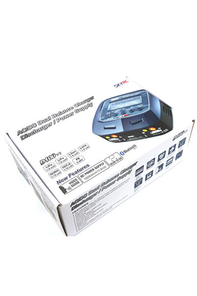 SKY RC SKYRC D100 V2 100W AC/DC Dual Balance Charger Discharger Power Supply,...