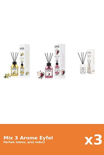 Eyfel Set 3 Mix Eyfel: 1x Bouquet, 1x Bumbac, 1x Mana Maicii Domnului