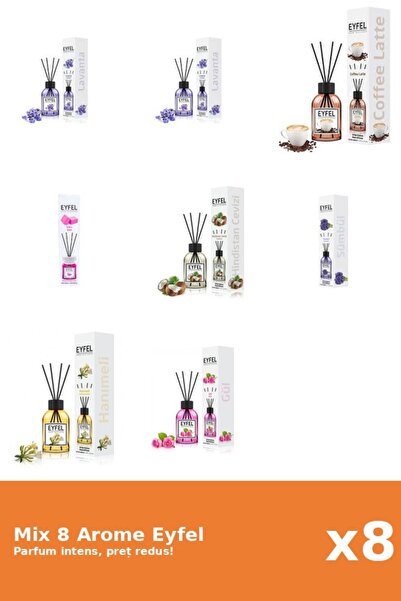 Eyfel Set 8 Mix Variat: 7 arome