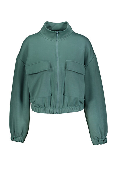 lumberjack Kadın Sweatshirt ZOE 18MS408 YESIL