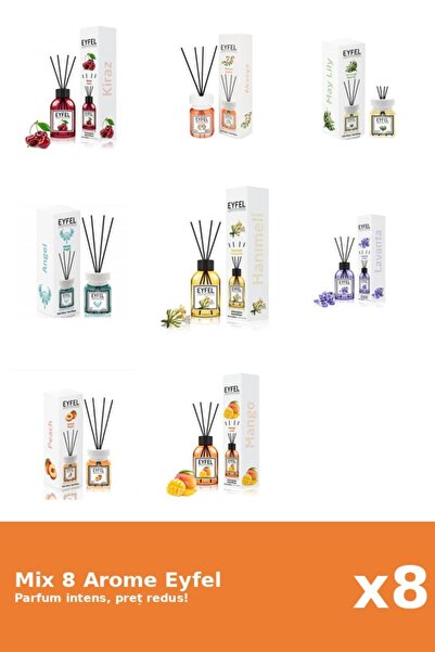 Eyfel Set 8 Mix Variat: 8 arome