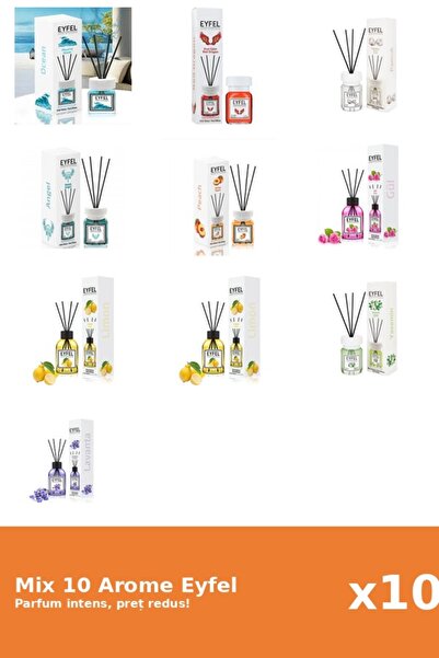 Eyfel Set 10 Mix Variat: 9 arome