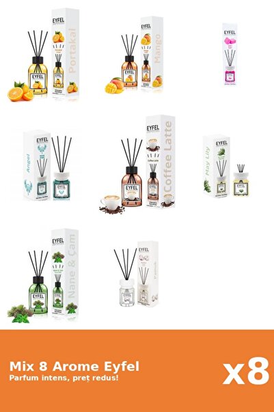 Eyfel Set 8 Mix Variat: 8 arome