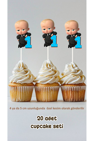 Sinek Kupası Tasarım Patron Bebek 1 Yaş Temalı Konsept Kürdanlı Cupcake Süsü ...
