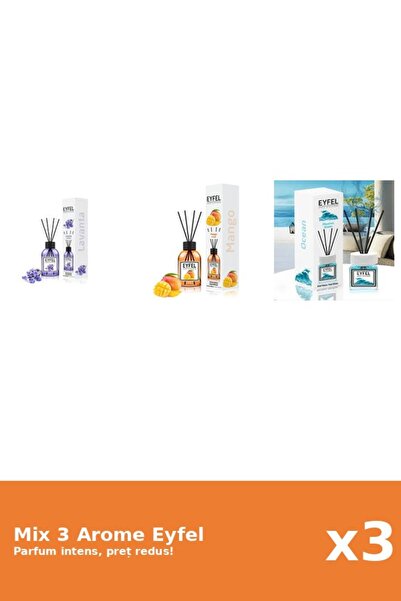 Eyfel Set 3 Mix Eyfel: 1x Lavanda, 1x Mango, 1x Ocean