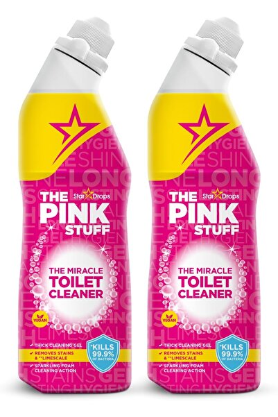 Stardrops جل تواليت ذا بينك ستاف 750 مل (عبوة من قطعتين)