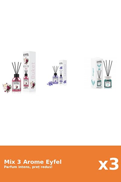 Eyfel Set 3 Mix Eyfel: 1x Angel, 1x Bouquet, 1x Lavanda