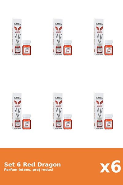 Eyfel Set 6 Odorizant Red Dragon, 120 ml