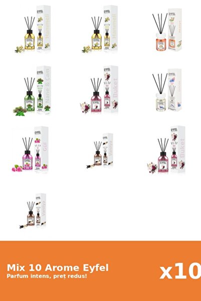 Eyfel Set 10 Mix Variat: 7 arome