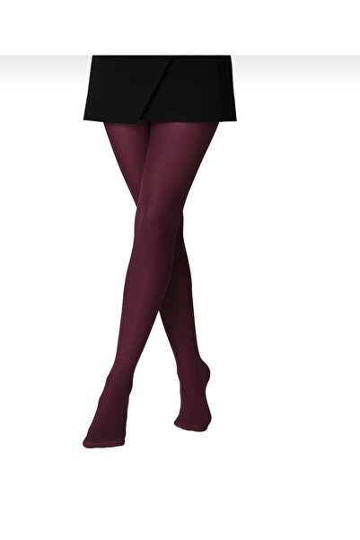 egeshoper Mürdüm Opak 50 Den Külotlu Çorap