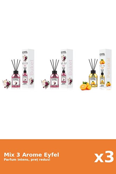 Eyfel Set 3 Mix Eyfel: 2x Bouquet, 1x Portocala