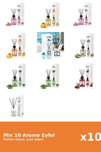 Eyfel Set 10 Mix Variat: 8 arome