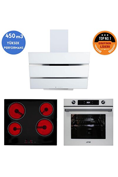 Eminçelik ve AFM Tech MARKALI/ SENQ Elektrikli Vitro. Dijital Ankastre Set (V...