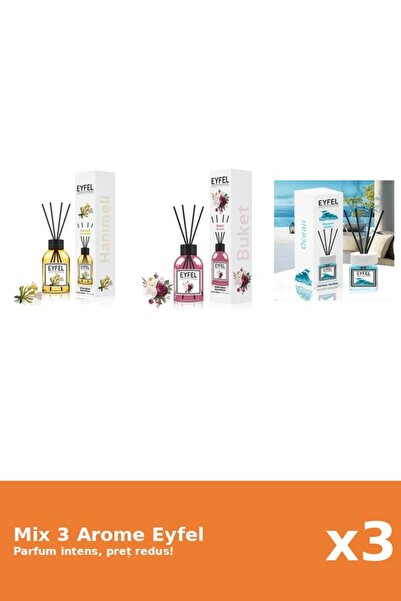 Eyfel Set 3 Mix Eyfel: 1x Bouquet, 1x Mana Maicii Domnului, 1x Ocean