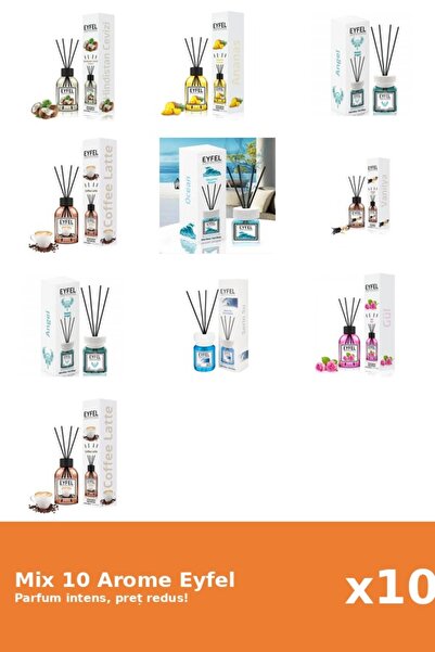 Eyfel Set 10 Mix Variat: 8 arome