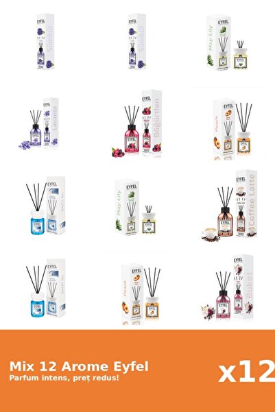 Eyfel Set 12 Mix Variat: 8 arome