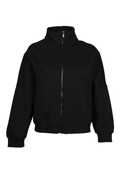 lumberjack Hanorac de damă FAYE 18SS411 NEGRU