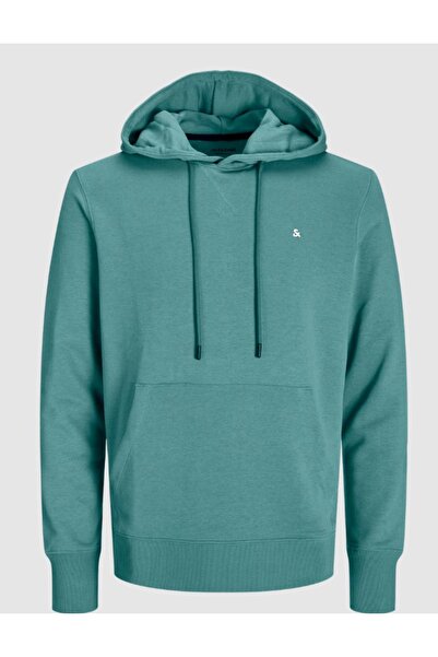 Jack & Jones Mineral Blue Men's Jjepaulos Sweat Hood Noos Model Code: (122565...