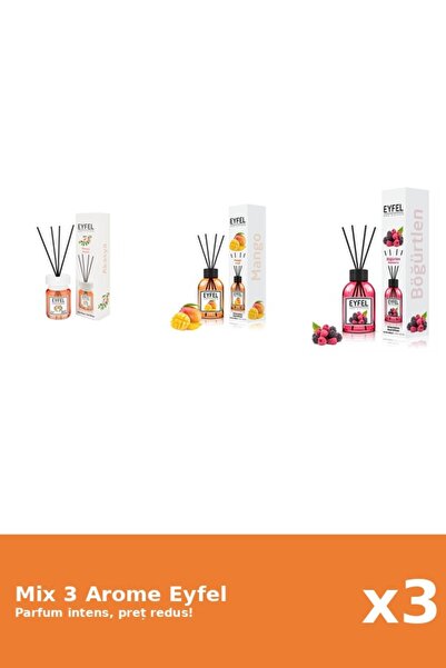 Eyfel Set 3 Mix Eyfel: 1x Acacia, 1x Fructe De Padure, 1x Mango