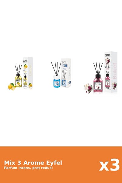 Eyfel Set 3 Mix Eyfel: 1x Bouquet, 1x Cool Water, 1x Lamaie