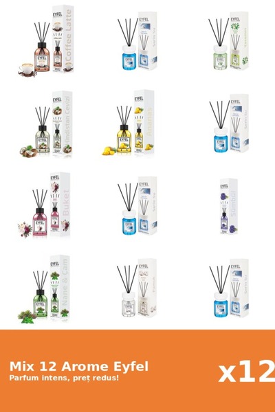 Eyfel Set 12 Mix Variat: 9 arome