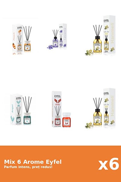 Eyfel Set 6 Mix Eyfel: 1x Angel, 1x Lavender, 2x Mother of God's Hand, 1x Pea...