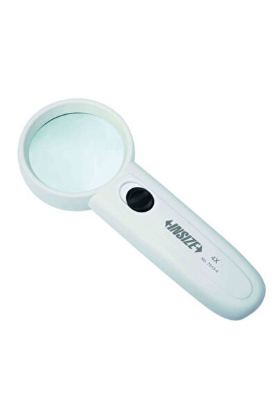 İnsize 7513-4 Magnifying glass, 4X magnification, with LED