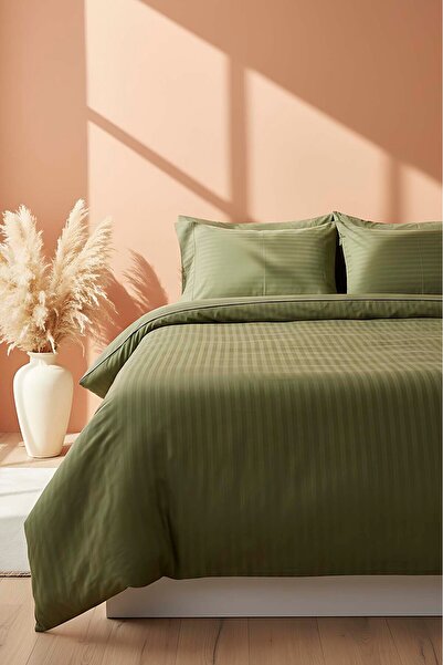 Rivaİstanbul Opia Forest Double 100% Cotton Duvet Cover Set - 6 Piece Dowry Set