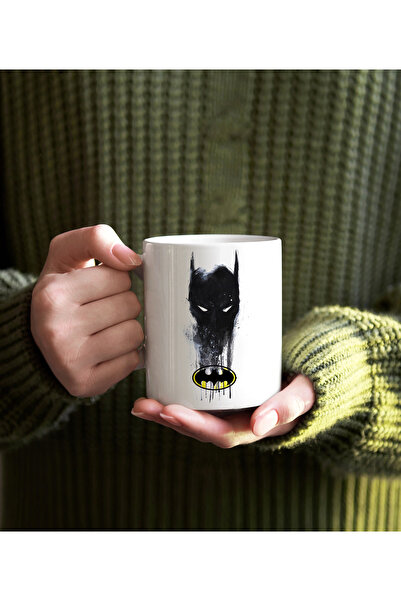 Darkia كوب بورسلين بتصميم فيلم باتمان مطبوع هدية
