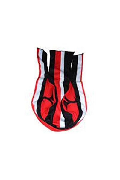 Carraro باندانا مقاس M أسود أحمر