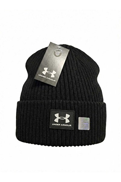 Under Armour Striped wool blend hat, Unisex, One Size, Black