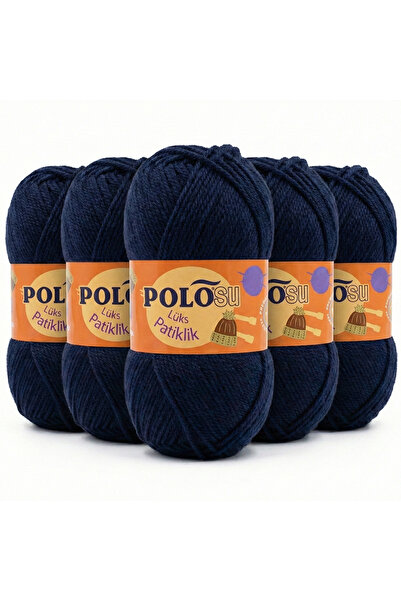 Polosu Lüx Patiklik El Örgü İpi 5 Adet (5’li Avantaj Paket)-NO:357(LAVİCERT)