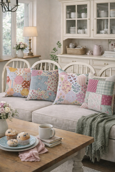 Arancione Co Çift Tarafı Baskılı 4’lü Kırlent Kılıfı 6AOD18