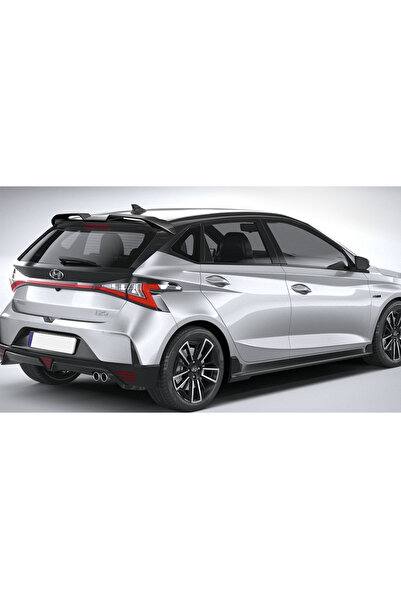 TMZ Garage Hyundai i20 2020+ Oettinger yarasa Arka Spoiler Bagaj Üstü Piano Black Parlak Siyah