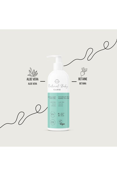 Natural Baby Care Gel de dus pentru bebelusi 0+, 200ml