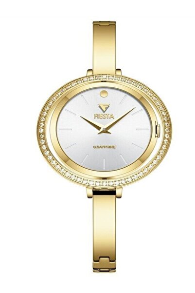 Fiesta F24096L Steel Band,Sapphire Scratch Resistant,5 Atm Women's Wristwatch