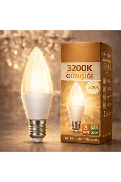 kialed Ampul 8W E14 – 3200K GÜNIŞIĞI FL