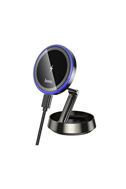 REDz Accessories Suport HOCO HW33 MagSafe, încărcare wireless, montare cu ven...