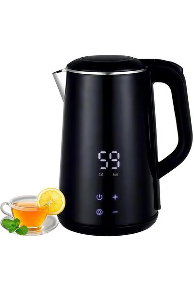 Generic Smart Electric Kettle 1.6L Stainless Steel LED Touch Display Temperat...
