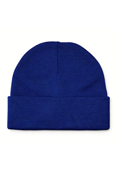 AXE SPORTSWEAR Unisex Dark Blue Winter Folded Basic Beanie