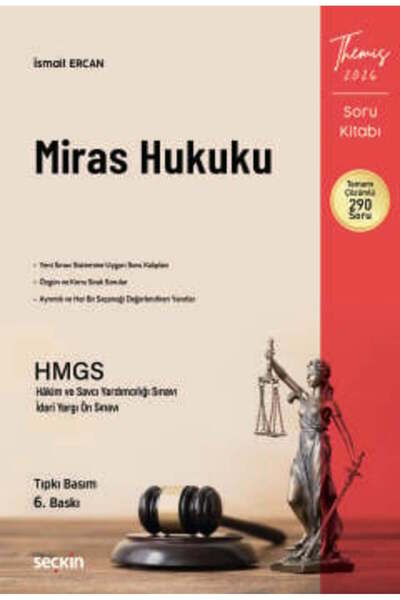 Seçkin Yayıncılık THEMIS - Miras Hukuku Soru Kitabı Tıpkı Basım İsmail Ercan ...