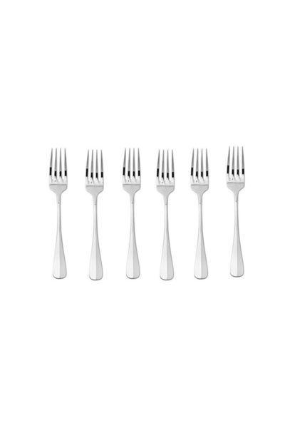 Culinaro Set of 6 dessert forks SARAH 1.2mm, stainless steel