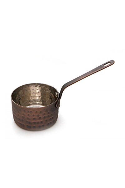 Raki ANTIQUE embossed mini pan for sauces made of stainless steel with copper...