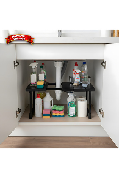 isometric Ayarlanabilir Genişletebilir Modüler Tek Katlı Dolap İçi Düzenleyic...