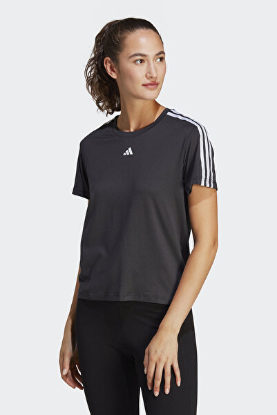 adidas Дамска черна тениска за бягане TR-ES 3S T ДАМСКА ТЕНИСКА ЗА БЯГАНЕ IC5039