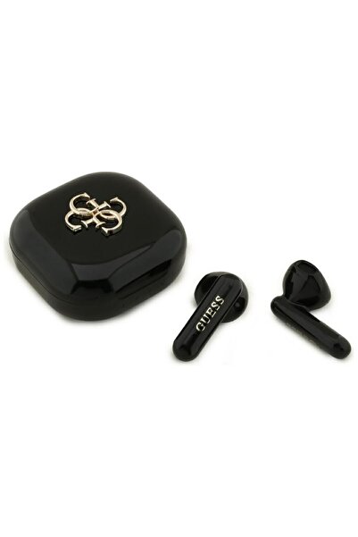 REDz Accessories Ασύρματα ακουστικά TWS Guess 4G με μεταλλικό λογότυπο, μαύρα