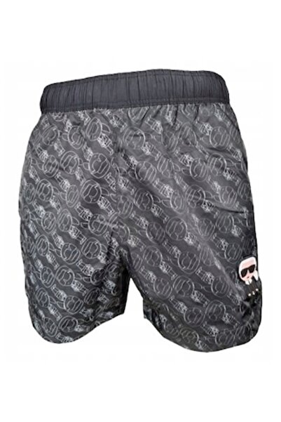 Karl Lagerfeld Men's Swim Shorts, Black