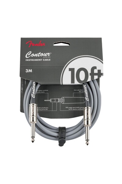 FENDER Contour Series 3 mt. Kablov za gitaru Inca Silver Kablov za instrumente