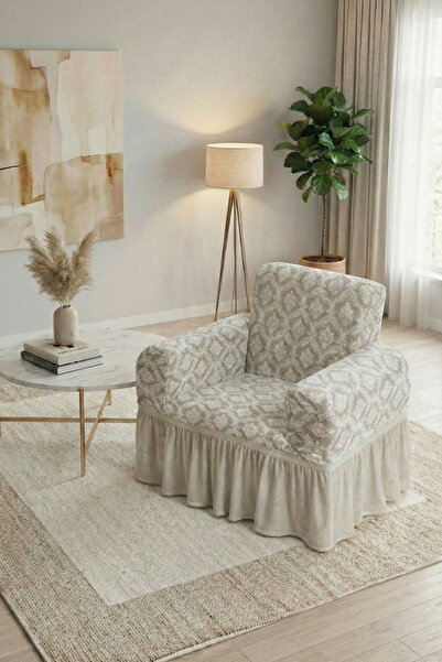 kutlale Jacquard Single Person Ottoman Pattern Armchair, Sofa, Sofa Bed Cover...