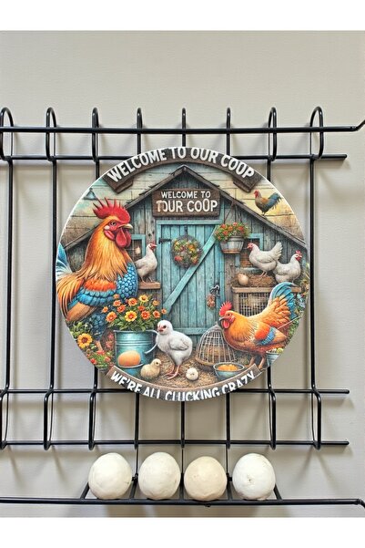 unique florya Διακοσμητικό τοίχου κουζίνας με θέμα το κόκορα και το κοτόπουλο...